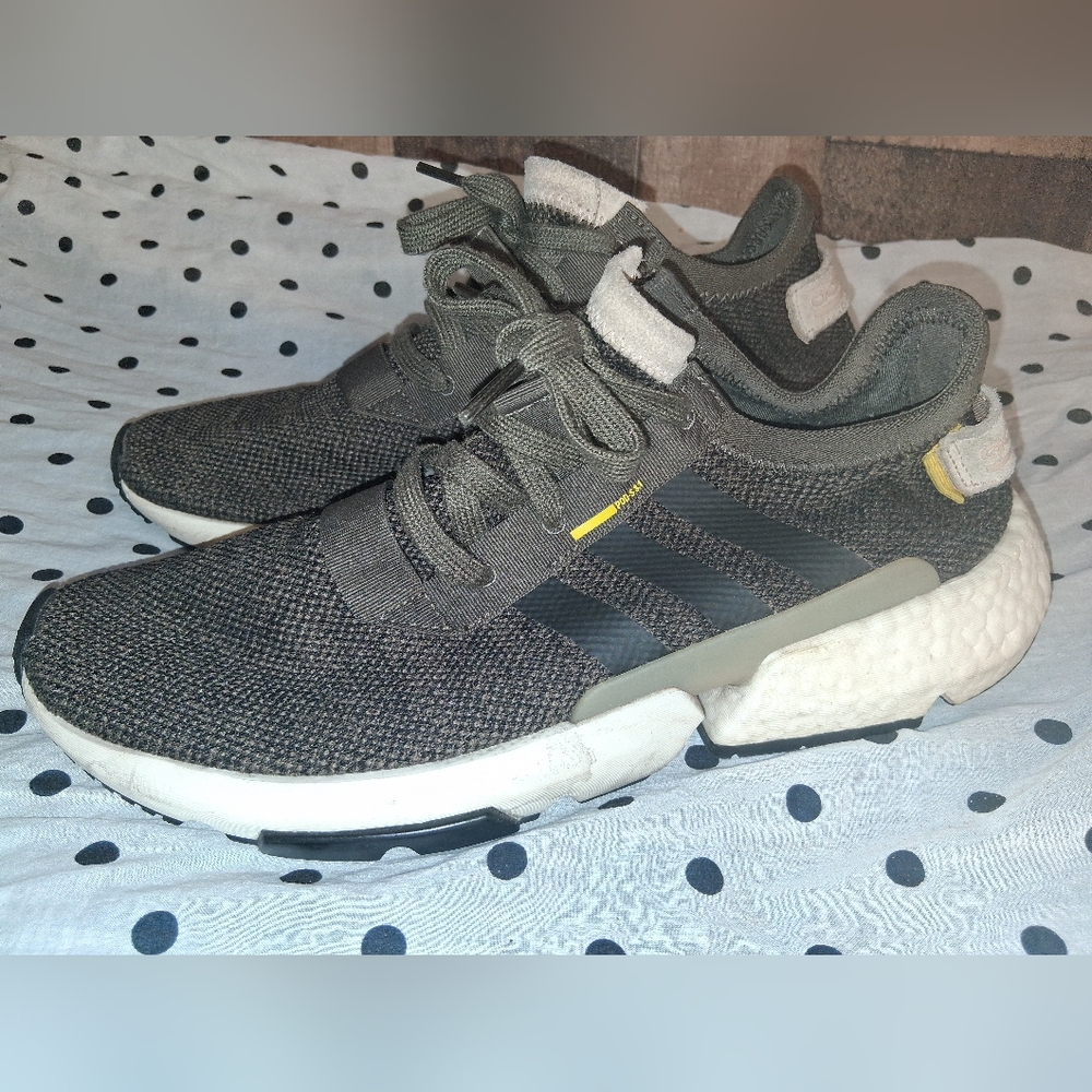 Men’s Adidas POD-S3.1 Shoes Size 10 1/2" Olive Green